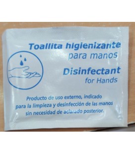 Toallitas higienicas desinfectantes